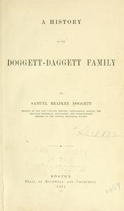 The 17th and 18th century Daggett ancestors of my grandmother Dorothy Ann 'Billie' Daggett Wild (1900-1964)