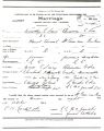 Marriage Certificate Timothy O'Leary & Christine Etue 8 Oct 1918