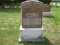Wild Headstone: Anne (Anna) Wild, Catherine (Katie) Wild, August Wild, Louis Wild and Veronica (Fanny) Wild after Apr 2013.
 