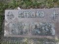 Headstone Annette M. Denomy 1895-1966 & Arthur L. Harvey 1895-1964