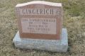 Headstone Amos Gingerich 1909-2003 & Edna Schwartzentruber 1911-1966