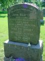 Headstone 
John Angus Beattie 7 Jan 1833-18 Mar 1919 & Mary C. Dickson 1 Mar 1867-1934 and 

