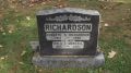 Headstone 
Kenneth Richardson 1912-1988 & Viola Irene Marcell 1913-2002