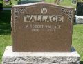 Headstone Robert Wallace 1926-2011 