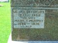 Close up of Headstone John Louis Devereaux 1877-1958 & Mary Teresa Murphy 1888-1976