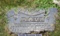 Headstone Jonathon Dove 1893-1972 & Hilda Maude (Patrick) Simzer Dove 1901-1996
