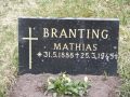 Mathias Branting headstone