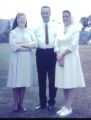 Sister Dolores B. O'Sullivan, Anthony M. Etue and unkown Sister 