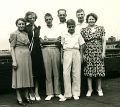 Amanda Strom Mattson and family, around 1940