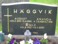 August Branting Haggvik headstone
